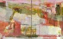 Vermillion Trail diptych