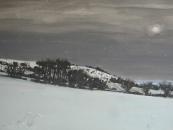 Towards Ditchling - Snow